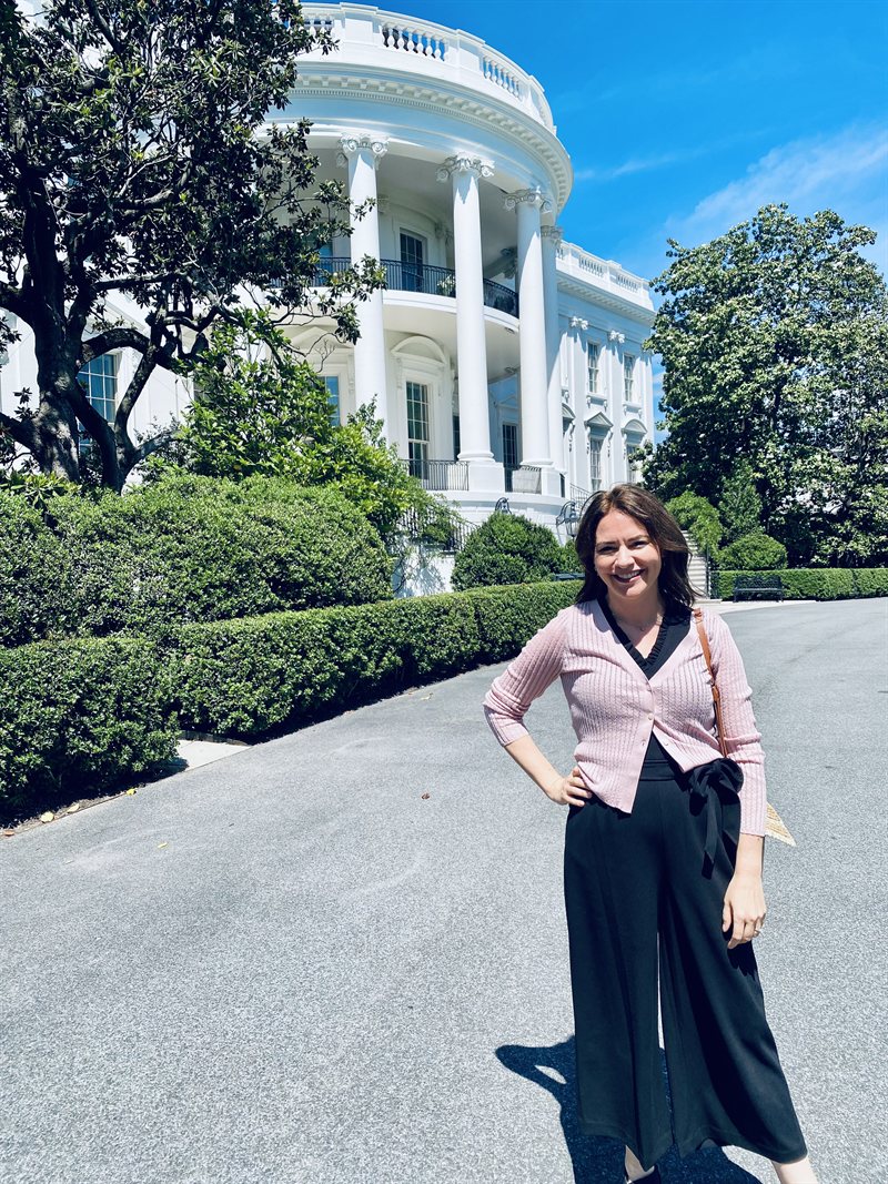 At the White House signing of the TAKE IT DOWN Act